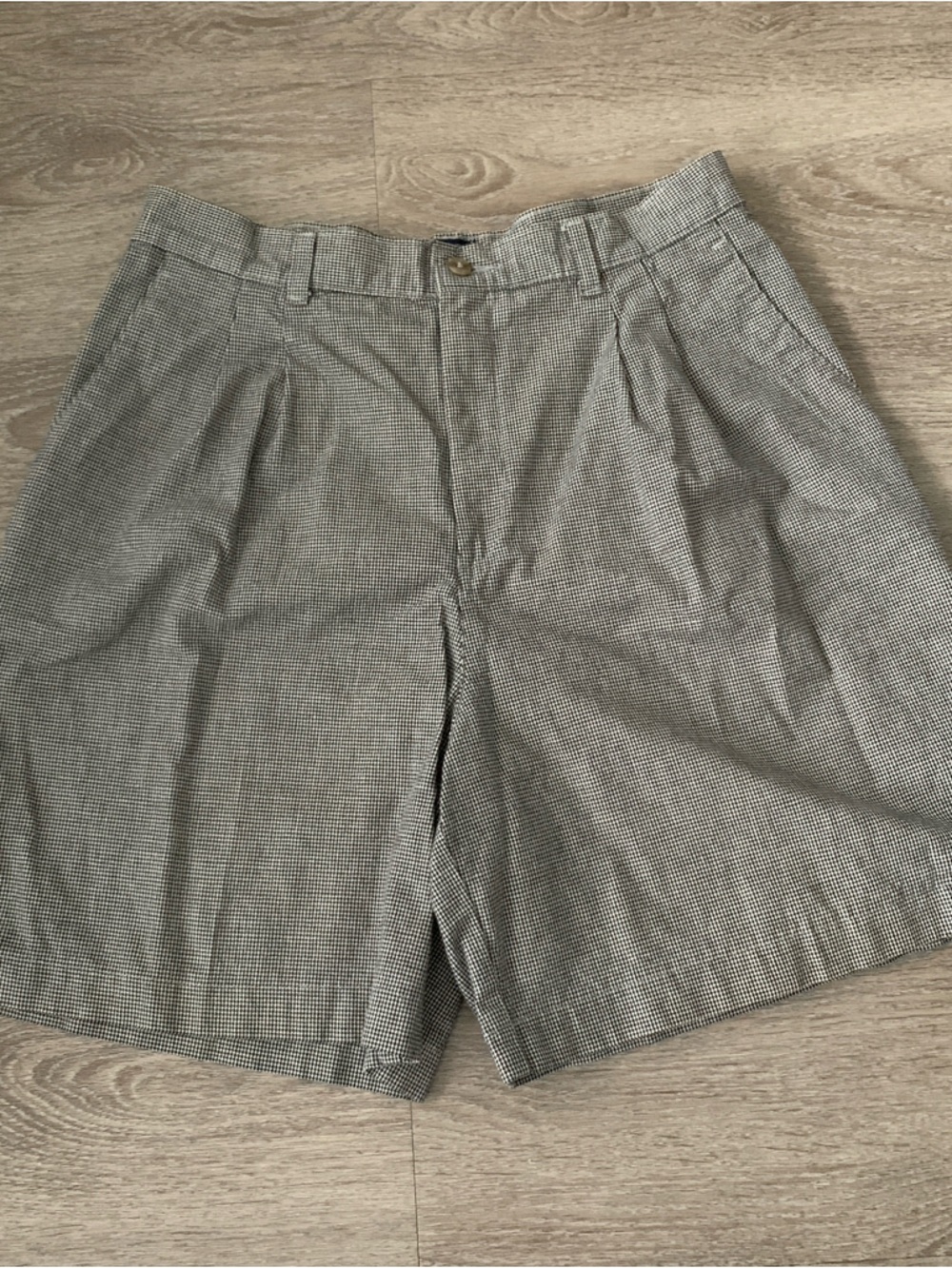 Vintage Lee Houndstooth Shorts Size 12